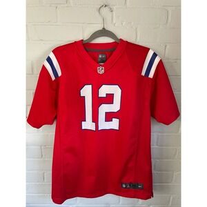 Tom Brady New England Patriots Red Throwback Jersey Youth XL 18-20 Fits Adult S